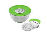 6-in-1 Store+More Stainless Steel Mixing Bowl