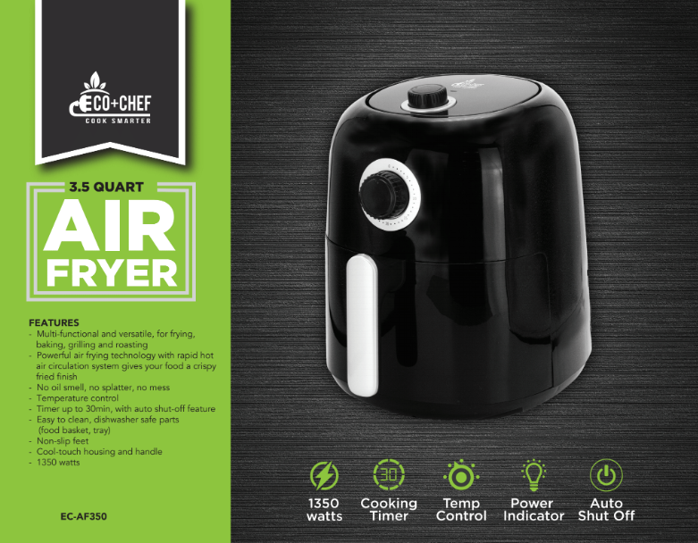Eco chef air fryer outlet
