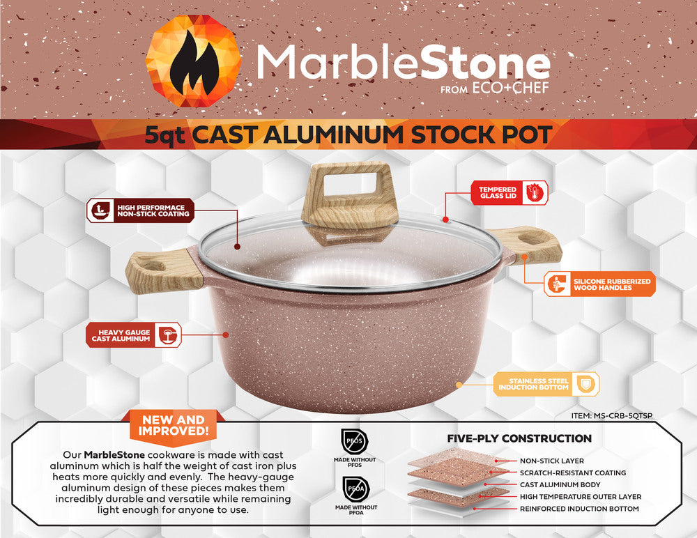 Shop Diamond Cast Aluminum Stock Pot