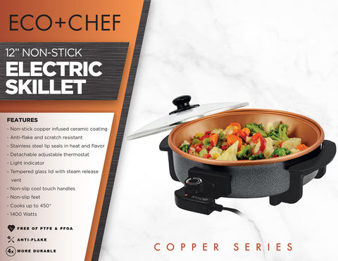 Copper Chef Electric Skillet - Brand new in box - Electric Skillets & Woks  - Edmonton, Alberta