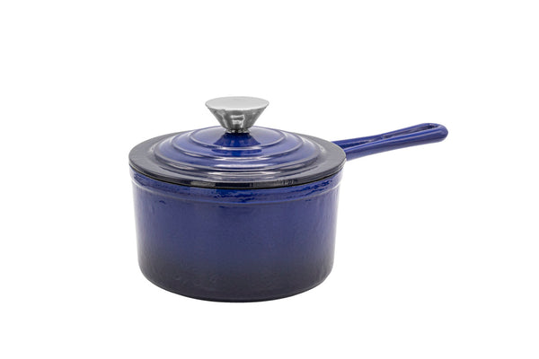 Blue Nardelli Enameled Cast Iron Saucepan - 2 Quart – Nardelli