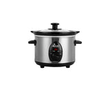 1.6 Quart Slow Cooker - Stainless Steel