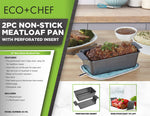 2-Piece Non-Stick Meatloaf Pan with Perforated Insert