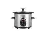 2.7 Quart Slow Cooker - Stainless Steel
