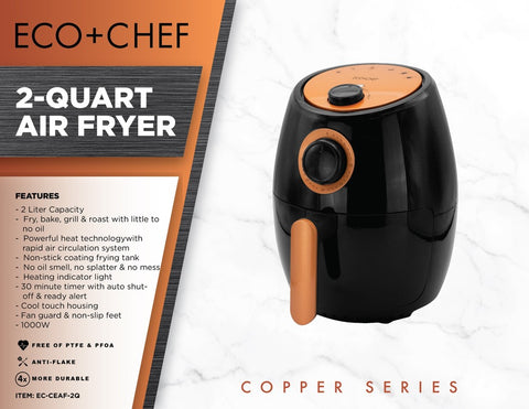 2 Quart Air Fryer – Eco + Chef Kitchen