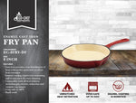 Enameled Cast Iron 8" Fry Pan - Red