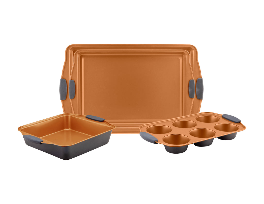 Ronco Cook's Companion 4-Piece Collapsible Silicone Bakeware Set
