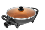 Copper Series Electric Wok with Lid