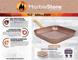 Marblestone Xylan Non-Stick 11.5" Grill Pan