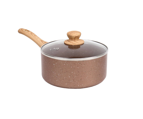 Marblestone Xylan Non-Stick 5 Quart Stock Pot with Lid – Eco +
