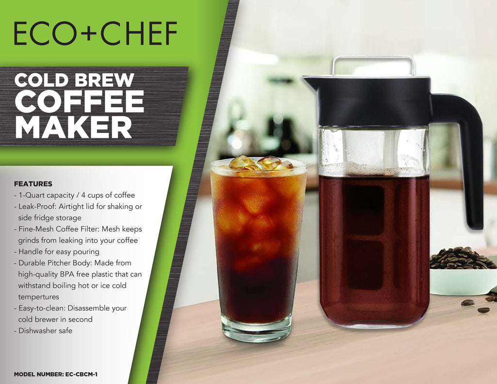 64 oz. Iced Coffee & Tea Maker – Eco + Chef Kitchen
